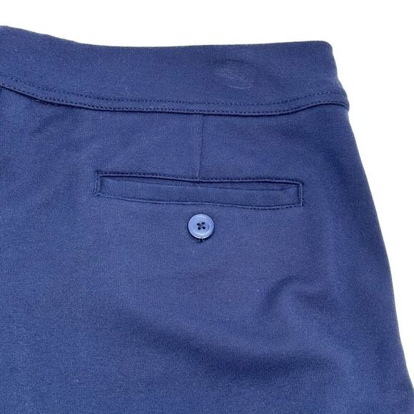 Greg Norman navy blue jersey knit Bermuda golf shorts size M - Picture 4 of 11